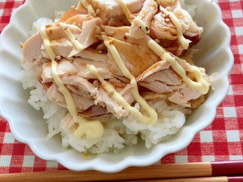 鶏ハムの丼★